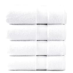 LANE LINEN Luxury White Towels Set of 4 (28
