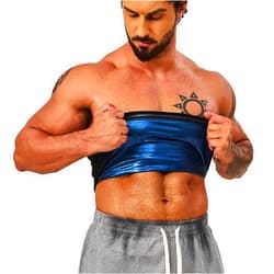 Lsnere Waist Trimmer Trainer for Men Lower Belly Fat Sauna Suit Sweat Belt Belly Stomach Wraps Slimming Belt Plus Size