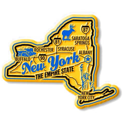 Classic Magnets New York Premium State Magnet by Classic Magnets, 3.1