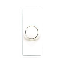 Heath Zenith Globe Electric SL-7393-02 Doorbell Wrls Push-Button Round, No Size, White