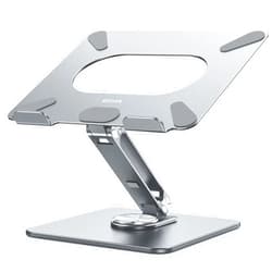 BESIGN LSX7 Laptop Stand with 360° Rotating Base, Ergonomic Adjustable Notebook Stand, Riser Holder Computer Stand Compatible with Air, Pro, Dell, HP, Lenovo More 10-15.6