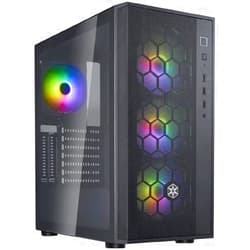 SilverStone Technology Silverstone SST-FAR1B-PRO-V2 - FARA Stylish and Distinctive Mid-Tower ATX Case Made of Tempered Glass, Equipped with Four 120 mm ARGB Fans and ARGB Controller