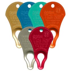 The Tick Key The Original Tick Key Tick Removal Device - Portable, Safe and Highly Effective Tick Removal Tool - Assorted Colors 6 Pack