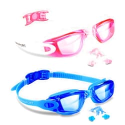 EverSport Swim Goggles Pack of 2 Swimming Goggles Anti Fog for Adult Men Women Youth Kids
