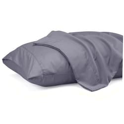 Utopia Bedding Queen Pillow Cases - 2 Pack - Envelope Closure - Soft Brushed Microfiber Fabric - Shrinkage and Fade Resistant Pillow Covers 20 X 30 Inches (Queen, Grey)
