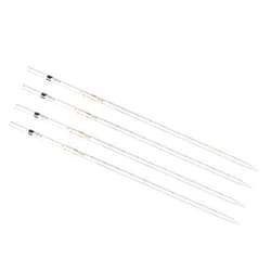 PATIKIL Graduated Dropper Pipettes, 4 Pcs 2ml Reusable Borosilicate Glass Pipette for Transfer Liquid for Laboratory, Chemistry, Clear