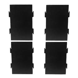 Potiarey 4 Pack Replacement Air Filters Compatible with Whirlpool Over-The-Range Microwaves, Activated Charcoal Filters Replacement for Over The Range Microwave Hood Models YKMLS311, YWML55011, WML75011