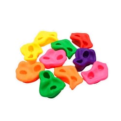 Tookie Climbing Rock Set, 10pcs Assorted Color Climbing Children Hand Feet Holds, Plastic Climbing Wall Grips, for Kids Indoor Outdoor Playground Backyard Toys, Without Screws(Size:10pcs)