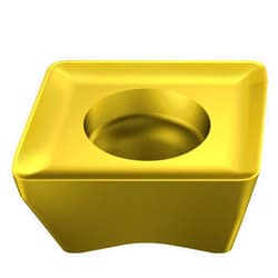 Sandvik Coromant COROMILL Carbide Milling Insert, 690 Style, Square, S40T Grade, Multi-Layer Coating, 690100516MESL,0.205