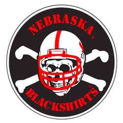 Craftique Nebraska Decal (Nebraska BLACKSHIRTS Decal (3''4''6''12''), 4 in)