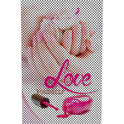 NAILSIGNS.com Salon II Nail Polish Bottle Love Service Sign Advertising Marketing Décor Vertical (Perforated Mesh One Way Vision See-Through Window Mesh Vinyl Sign [Outdoors], 30