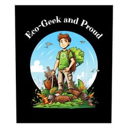 Leyland Designs Eco-Geek and Proud Bumper Sticker Window Water Bottle Decal 5