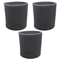 Syxtidy 3 Pack 90585 Foam Sleeve VF2001 Foam Replacements Filters For Wet Dry Vacuum Cleaner, Fits Most Shop-Vac, Vacmaster & Genie Shop Vacuum Cleaner, Replace Parts # 9058500