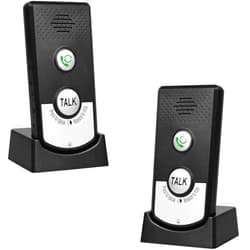 Luqeeg 2 Way Voice Intercom, Super Long Range Intercomunicador, Home Security Easy Install, Waterproof Indoor Outdoor Interphone System, Fit for Home Hospital Office, Black
