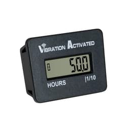 Runleader Digital Wilress Vibration Activated Hour Meter,Accelerate Sensor Design,Snap-in Mounting,Applicable to All Types of Lawn Mower Generator Compressor Motorcycle Dirtbike Outboard Motor