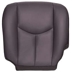 The Seat Shop Work Truck Driver Bottom Replacement Seat Cover - Very Dark Pewter (Dark Gray) Vinyl (Compatible with 2003-2006 Chevrolet Silverado Work Truck)