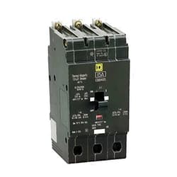 SCHNEIDER ELECTRIC 480Y/277-VOLT 80-AMP EDB34080 Miniature Circuit Breaker 480Y/277V 80A, Black