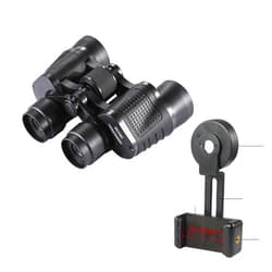 AWSX Hd Professional Binoculars High Power 90X90 10000M Hunting Telescope Phone Clip Optical LLL Night Vision for Hiking Travel 90X90Clip