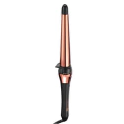 Conair INFINITIPRO BY CONAIR Rose Gold Titanium 1 ¼-inch to ¾-inch Curling Wand, Tapered wand produces beachy waves