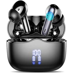 Xinwld Wireless Earbuds, 2025 Bluetooth 5.4 Ear Buds in Ear with 4 ENC Noise Cancelling Mic, New Wireless Earphones HiFi Stereo Deep Bass 40H Playtime, In-Ear Bluetooth Earbuds LED Display IP7 Waterproof