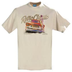 RetroClassic Clothing RetroClassic LaRoss Pin-up and Classic American Pick-up Truck Mens T-Shirt