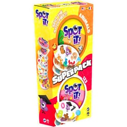 Zygomatic Spot It! Super Pack Kids (2024 Refresh) Eco Big Box - Includes Animals and 1,2,3 Editions, Family Card Game Bundle for Quick Reflexes! Ages 6+, 2-8 Players, 10 Minute Playtime, Made