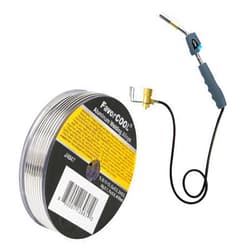 BlueFire HZ-8394 Welding Torch+J4047A 1/8 lb Low Temperature Aluminum Flux Cored Brazing Alloys Coil No Need for Flux