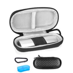 Glamgen Case for Kardiamobile EKG Monitor, Compatible with Kardiamobile EKG Heart Monitor, Hard Travel Box for Alivecor Kardia Mobile 6L, Pill Box and Carabiner Clip Included