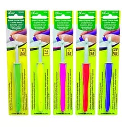 Clover Amour Crochet Hooks - Set of 5 - for Working with Thick Yarns