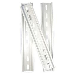 International Connector ICI 3 Pieces DIN Rail Slotted Aluminum RoHS 8