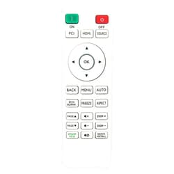 VINABTY RCX014 5J.JGV06.001 Replace Remote Control fit for BenQ Projector MH550 MS610 MU641 MW550 MW707 MX550 MX611 MS550 MX707 TH550 MW612 MX612