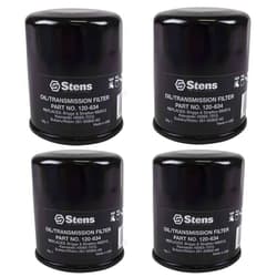 Stens 4pk Oil Filter Replaces John Deere AM107423 Kawasaki 49065-2078 Club Car 1016467 Robin 261-65902-A0 Onan 122-0737-03 Cub Cadet 490-201-0001