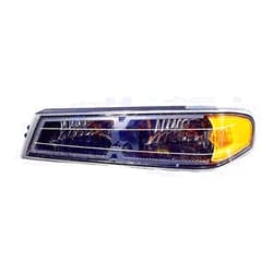 AutoLightsBulbs.com Chevy Canyon/Colorado Replacement Turn Signal Light Assembly (Black) - 1-Pair