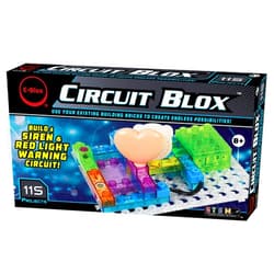 E-Blox Circuit Blox Builder - 115 Projects Circuit Board Building Blocks Toys Set for Kids Ages 8+
