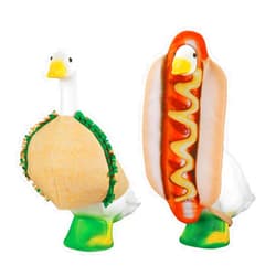 Fox Valley Traders GagglevilleTM Taco & Hot Dog Goose Outfit Bundle