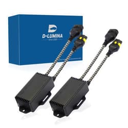 D-Lumina 9005/9006/H10/HB4 LED Canbus Decoder Anti Flicker Harness, Resistor Decoders Error Free, Computer Warning Canceller Capacitor, Pack of 2