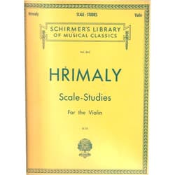 By Johann (Jan) Hrimaly (Author) J. Hrimaly Scale Studies For Solo Violin (Schirmer Edition) Vln (Schirmer's Library of Musical Classics) by Various (1998) Paperback
