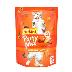Purina Friskies Cat Treats, Party Mix Original Crunch - 20 oz. Pouch