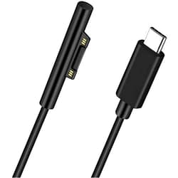 HAMKOT Surface Connect to USB-C Charging Cable 15V/3A, Compatible with Microsoft Surface Pro 7/6/5/4/3, Surface Laptop 3/2/1, Surface Go, Surface Book (TPE, 6FT)