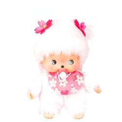 Sekiguchi Monchhichi Classic Bebichichi Sakura Cherry Blossom Plush by Sekiguchi
