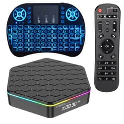 Sawgmore Android 12.0 TV Box 6k/3D HD Tv Box H618 Quadcore 4GB RAM 32GB ROM 2.4G/5.0G Dual WiFi & BT 5.0 Android Box Support Multi-Lingual Iptv Box with LAN Ethernet 10/100M for Movie Game Chat etc.