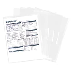 Smead Organized Up Poly Translucent Project File Jacket, Letter Size, Clear, 10 per Pack (85753)