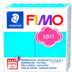 Fimo Staedtler FIMO Soft Modelling Clay 56g Green 1pcs – Compounds for Ceramics and Modelling (Modelling Clay, Green, 110°C, 30 min, 56 g, 55 mm)