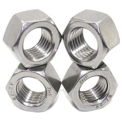 Fullerkreg 1/2-13 Stainless Steel Finished Hex Nut, 304 Stainless Steel Nut (10 pcs)