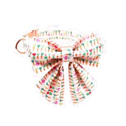 MR.CHUBBYFACE MR. CHUBBYFACE Easter Dog Collar Carrot Dog Collar with Flower Adjustable Dog Collar Bowtie for Small Medium Large Dogs