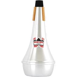 Denis Wick Trombone Straight Mute DW5505 | Metal Mute For Trombone | Mute For Low Tone Register | Straight Mute For Performance | 3.9” x 11.42” x 1.6”