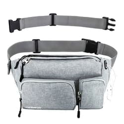 CXWMZY Fanny Packs For Women & Men, Waist Bag Hip Bum Bag Strap Extension Large Capacity Easy Carry Any Phone Passport Wallet for Outdoors Workout Traveling Casual Running Hiking Cycling Dog Walking