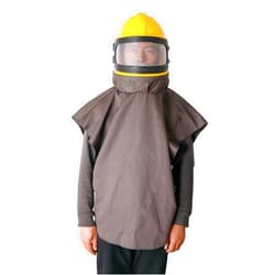 LuckyHigh Sandblast Helmet Sandblasting Hood AIR Supplied Safety Protective Tool with Cloak