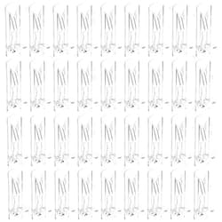 Seimneire 36 Pcs Plastic Locking Shelf Pins, Cabinet Shelf Clips Locking Shelf Support Pegs, Fits 5mm Diameter Hole & 3/4 Inch Thick Shelf, Perfect for Kitchen Cabinet Furniture Book Shelves