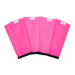 SHOOFLY Horse Leggins, Patented Loose Fitting Boots, Breathable Plastic Mesh (Pink/Medium)